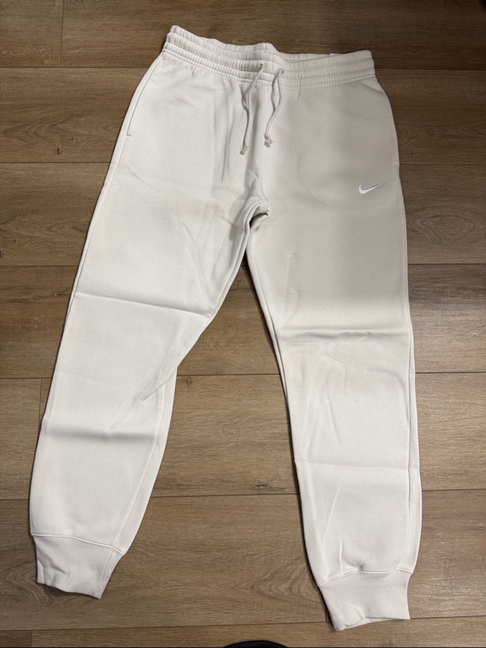 Nike Cream/Off-White Fleece Joggers
